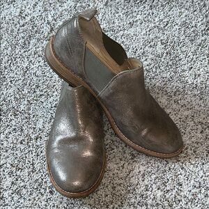 Clarks Metallic Leather Boots